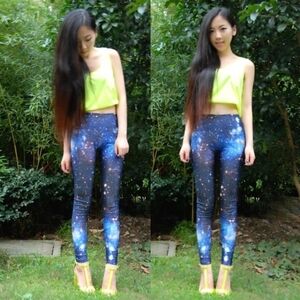 BLACKMILK GALAXY BLUE LEGGINGS